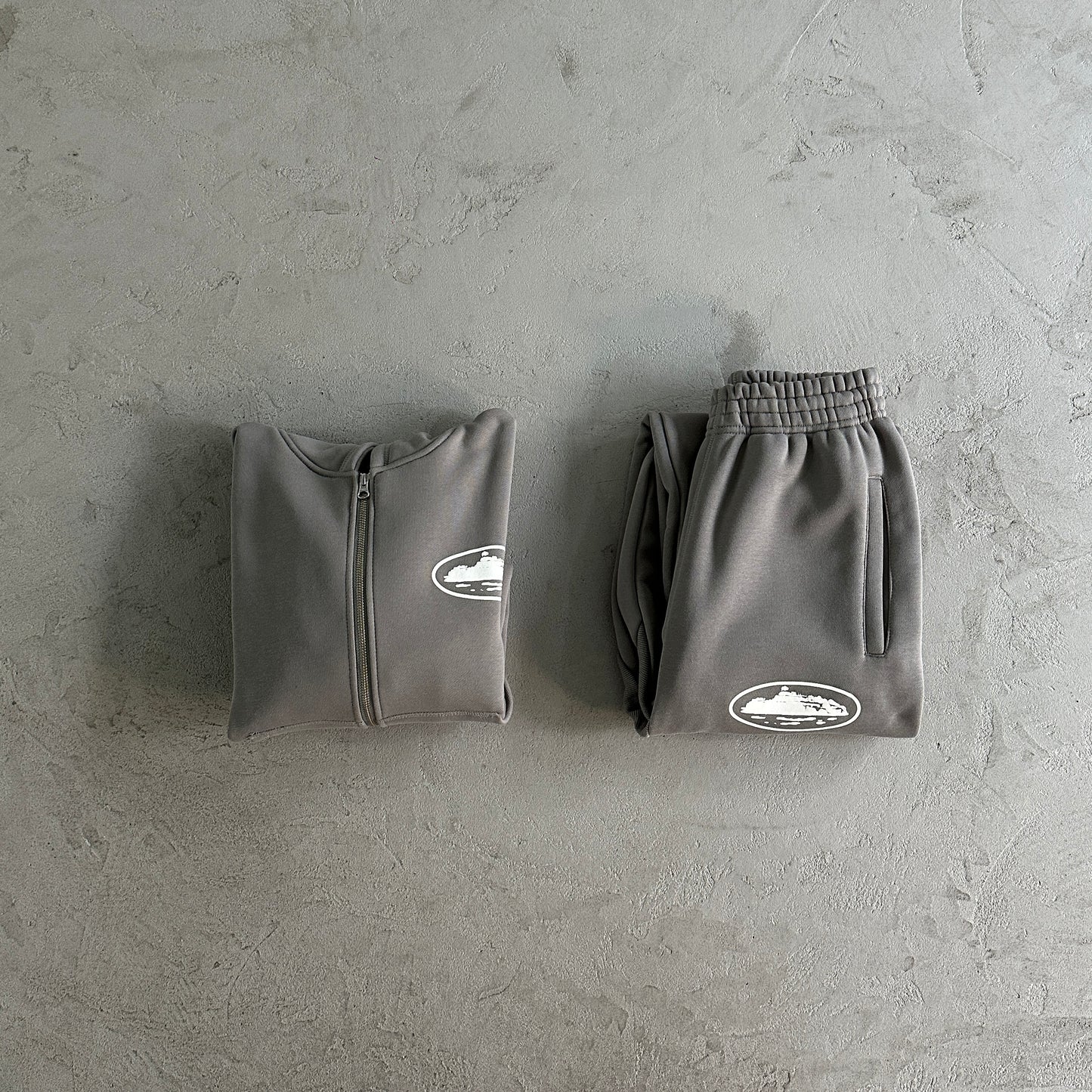 Corteiz Island Zip Grey - Tracksuit