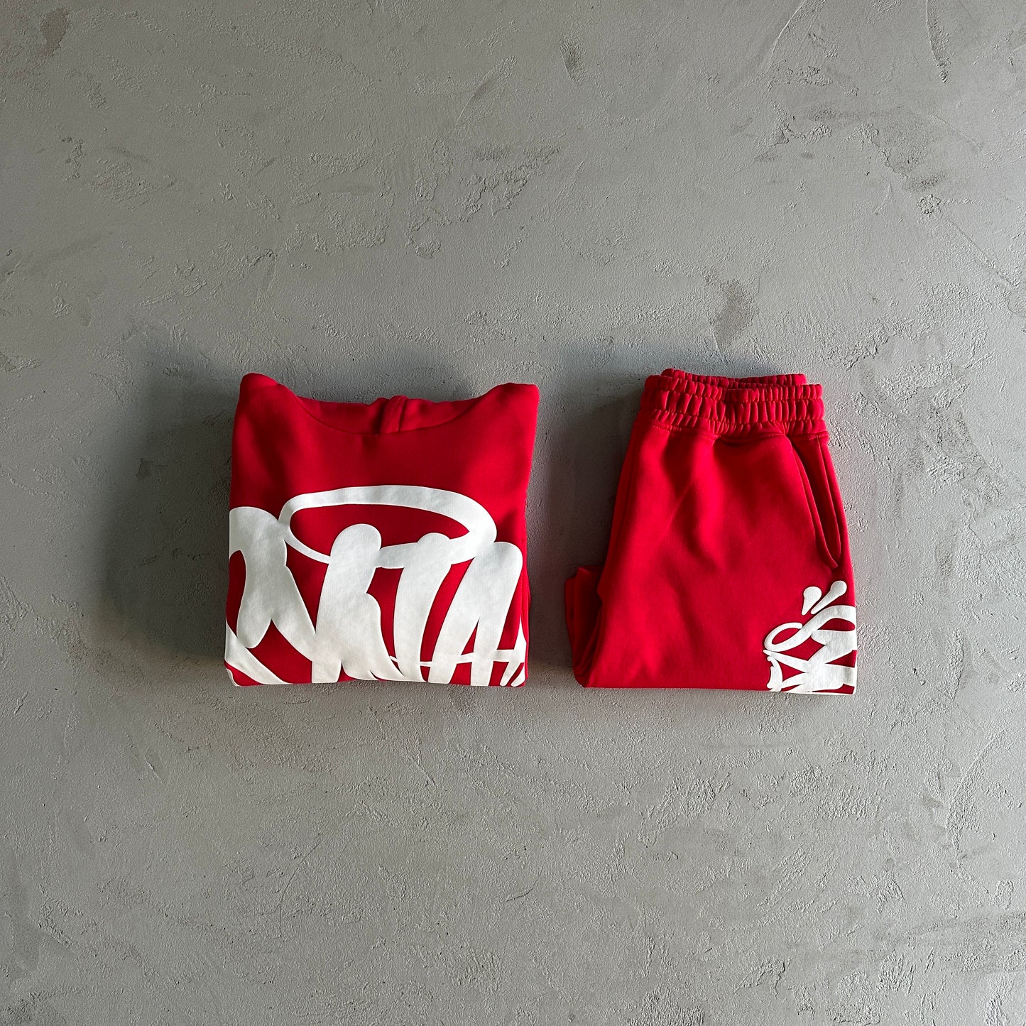 Syna Hoodie Red-Tracksuit