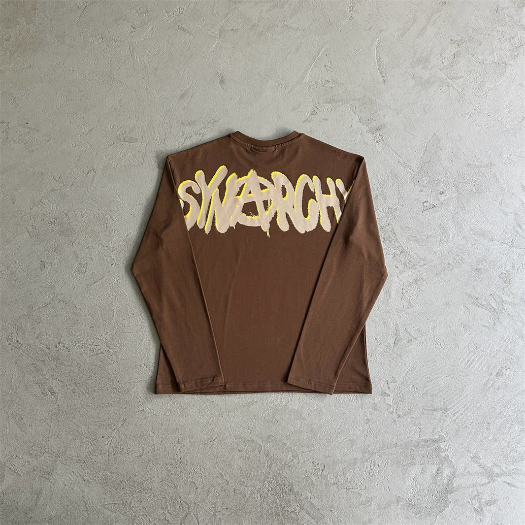 Syna Brown-Long Sleeve