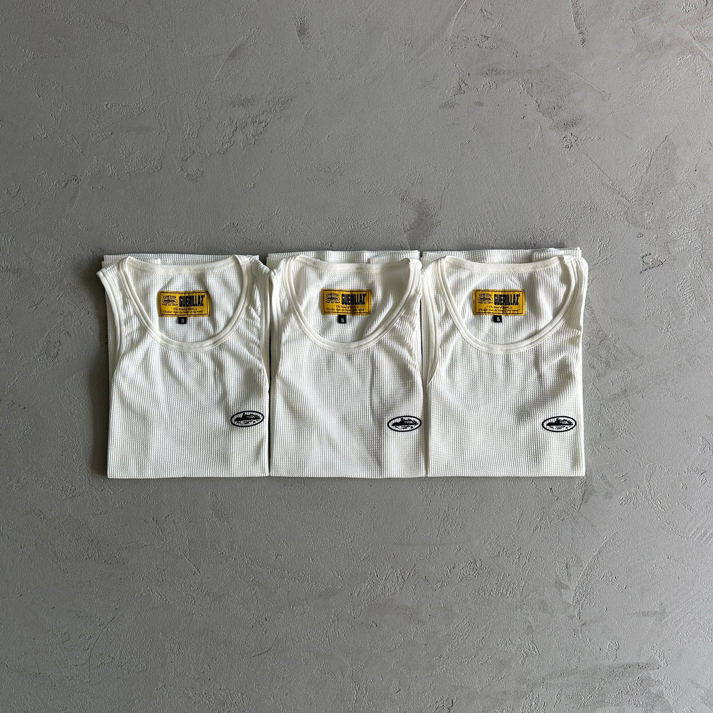 Corteiz ( 3 Pack ) White/Black Top Tank