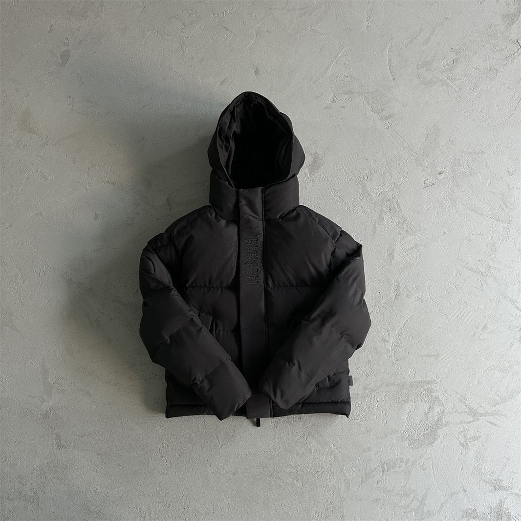 Trapstar Decoded 2022 Hooded Puffer - Dark