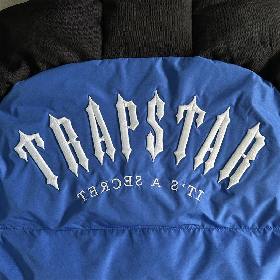 Trapstar Decoded Arch Puffer-Black Blue