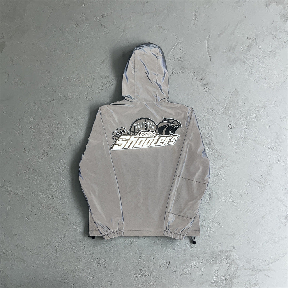 Trapstar Grey Shooter Windbreaker