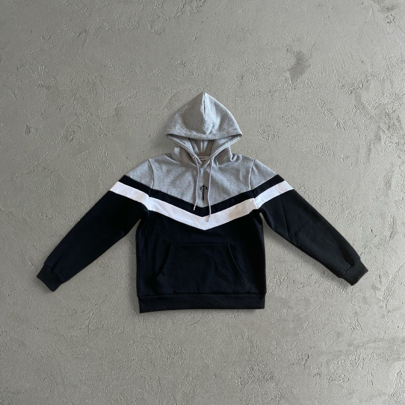 Trapstar V-Stripe Hooded Black-Tracksuit