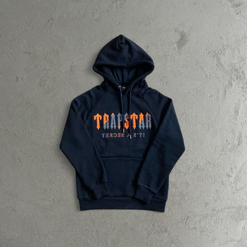 Trapstar Chenille Decoded Black/Orange-Tracksuit