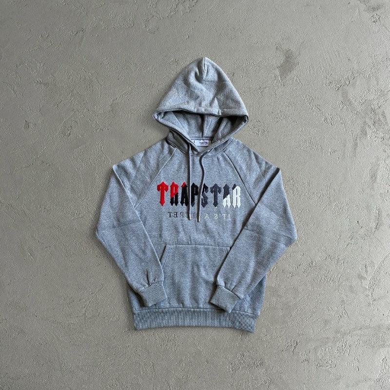 Trapstar Chenille Decoded Grey/Red-Tracksuit