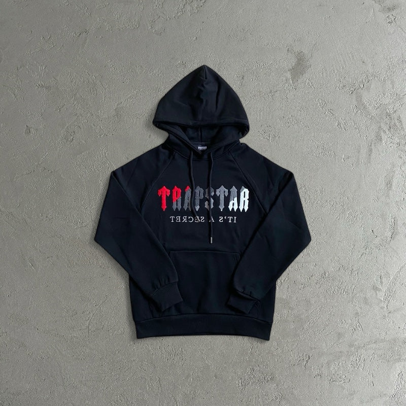 Trapstar Chenille Decoded Black/Red-Tracksuit