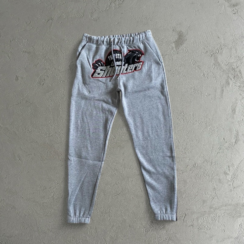 Trapstar Shooter Grey/Red Tracksuit
