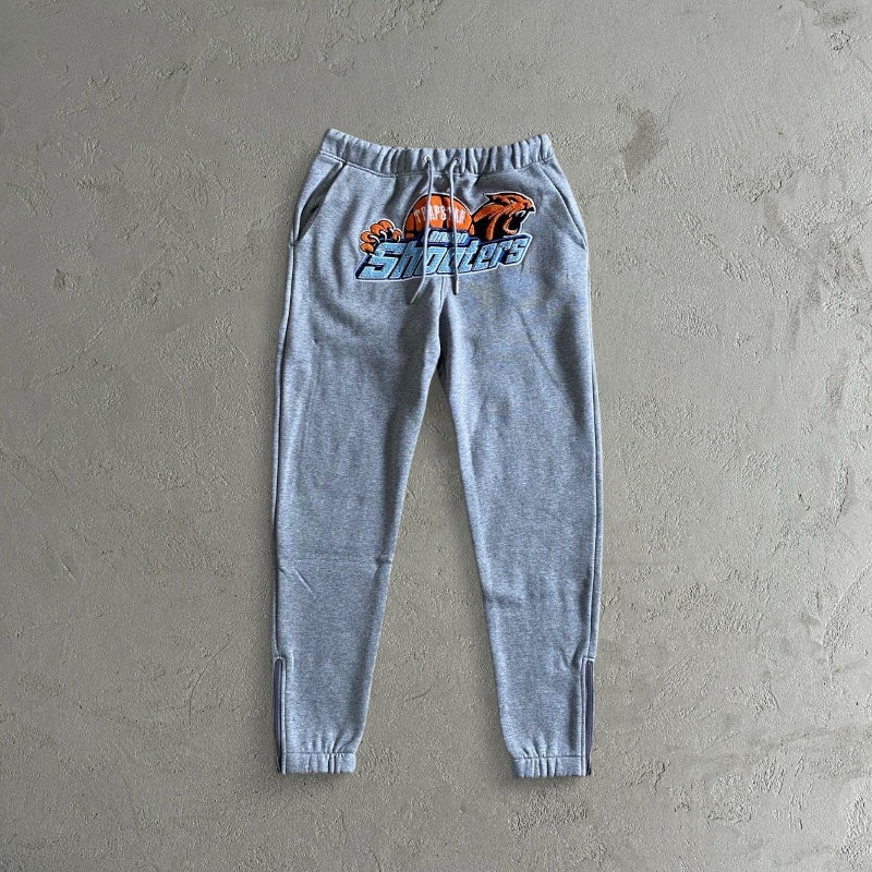 Trapstar Shooter Grey/Orange Tracksuit