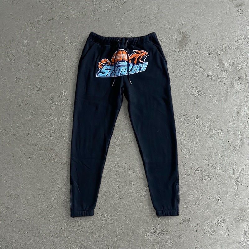 Trapstar Shooters Black/Orange Tracksuit
