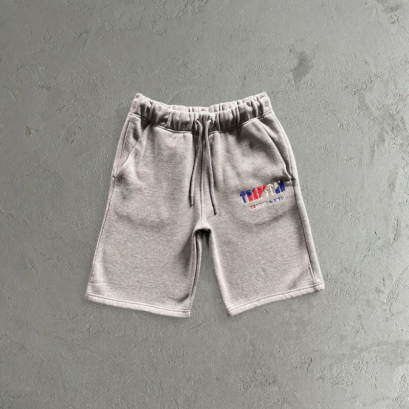 Trapstar Chenille Decoded Grey -Short Set
