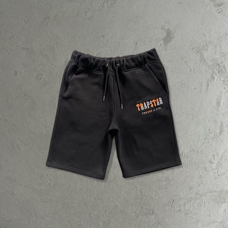 Trapstar Chenille Decoded Orange-Short Set