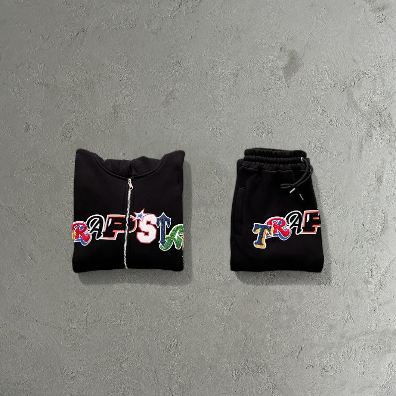 Trapstar Widcard Zip-Black-Monochrome Trapstar