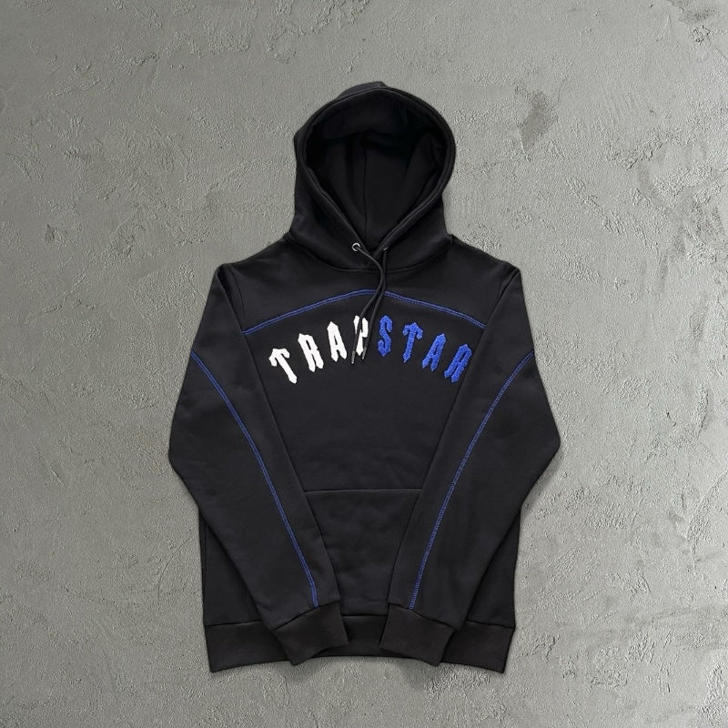 Trapstar Irongate Arch Chenille Black/Blue-Trapstar
