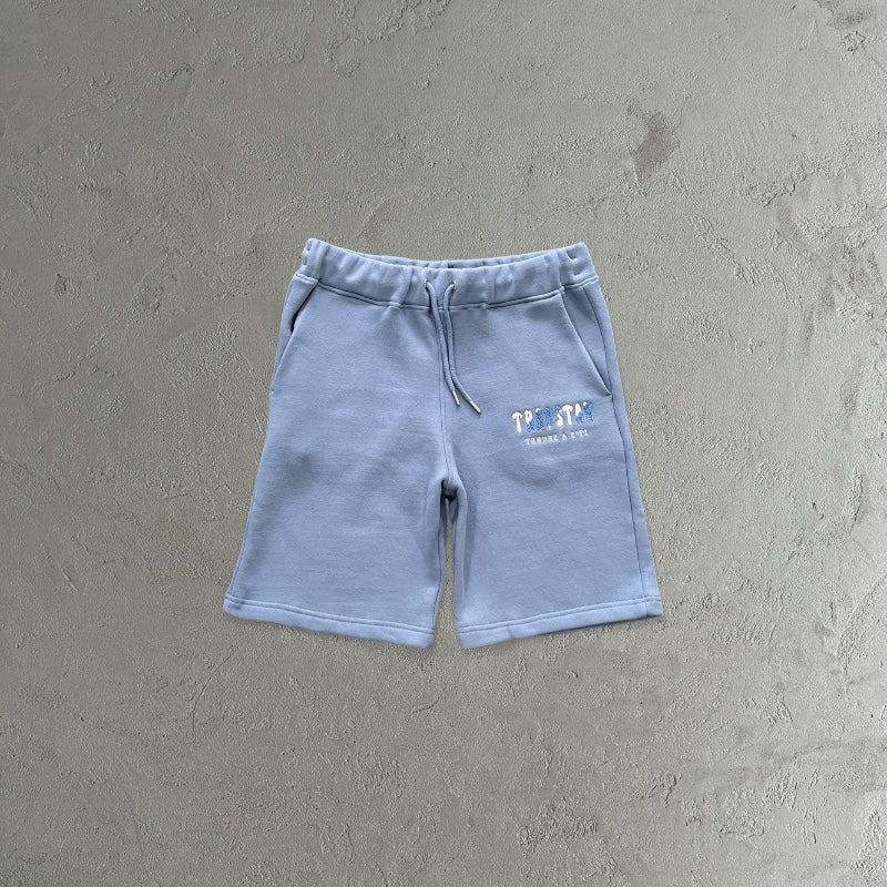 Trapstar Chenille Decoded Light Blue -Short Set