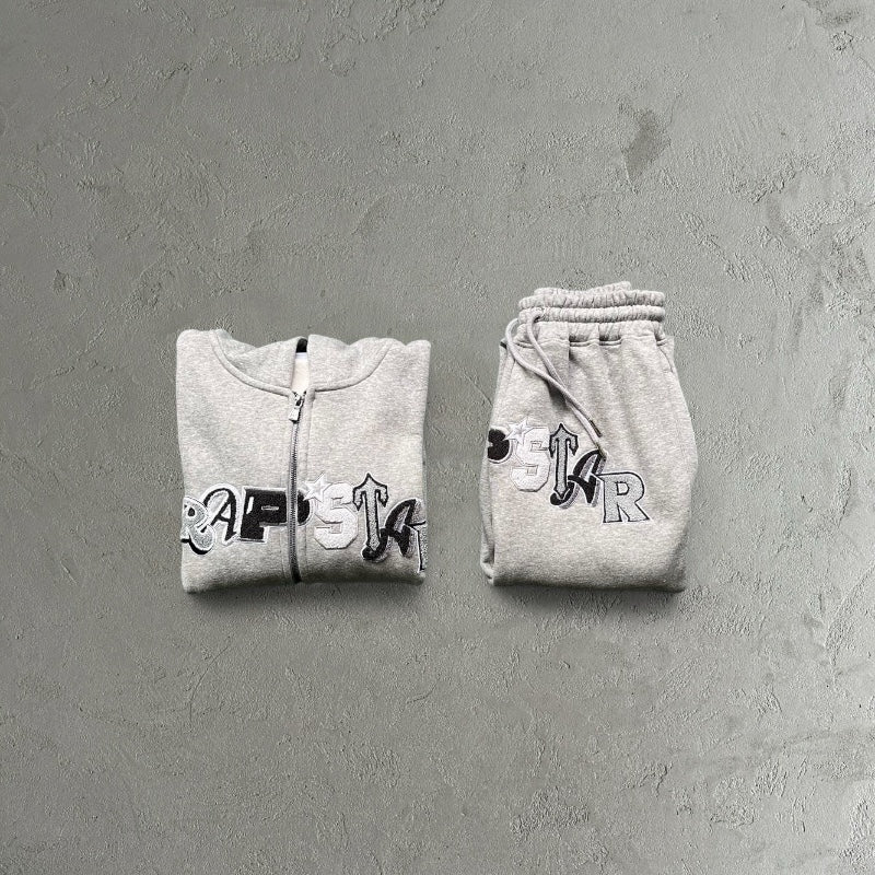 Trapstar Widcard Zip-Grey-Monochrome Tracksuit