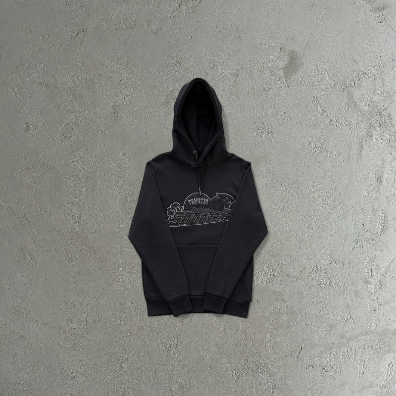 Trapstar Shooter Black/Black Tracksuit