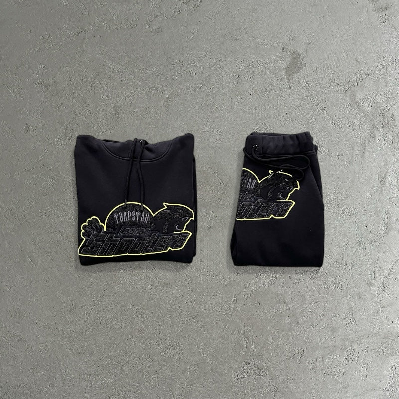 Trapstar Shooters Yellow/Black Tracksuit