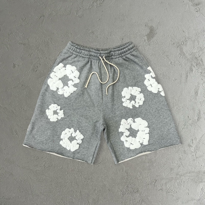 Denim Tears The Cotton Wreath Sweatshorts Grey