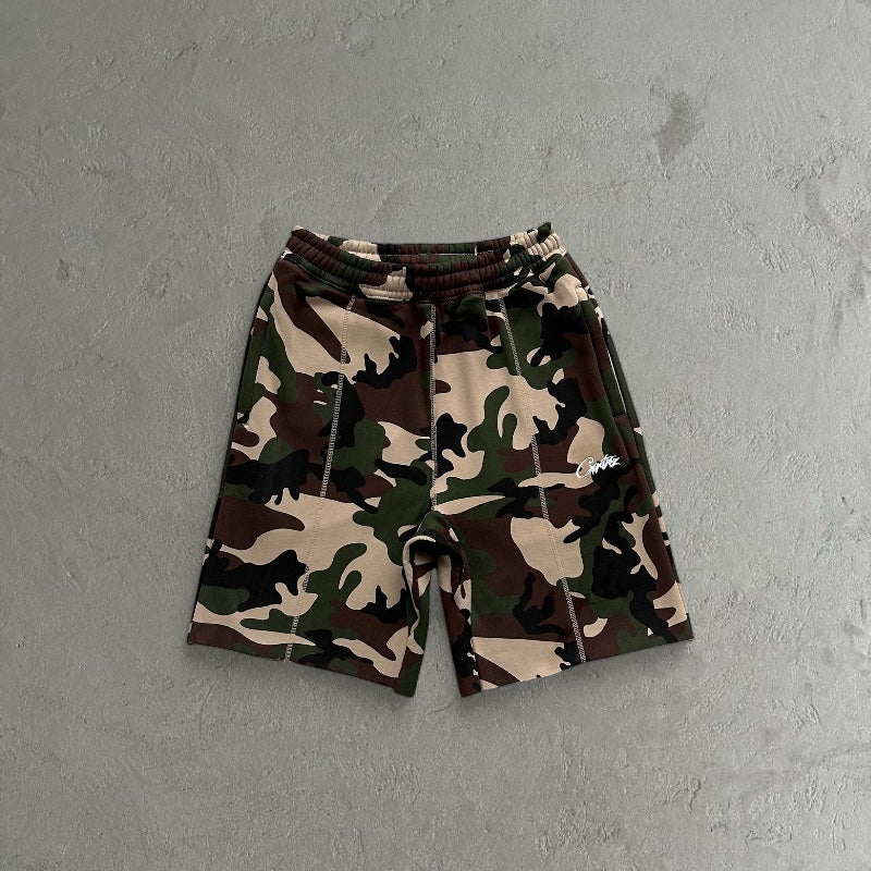 Corteiz HMP Rawhem Shorts - Camo