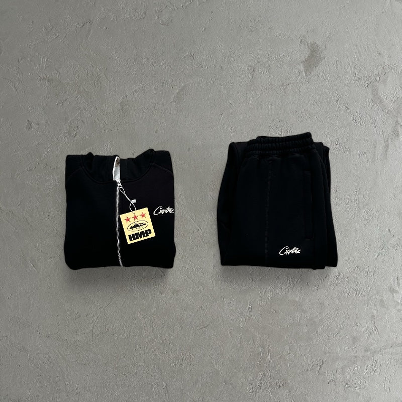 Corteiz HMP Open Hem Black - Tracksuit