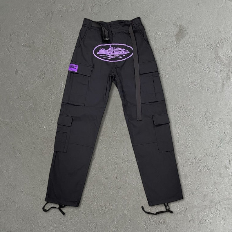 Corteiz Cargo Pants - Purple