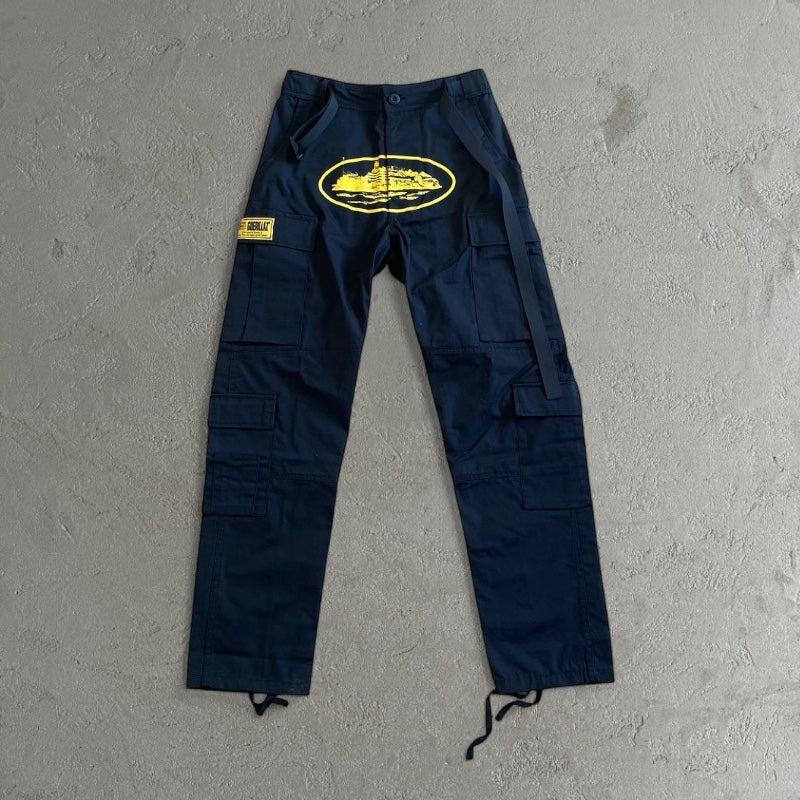 Corteiz Cargo Pants - Yellow