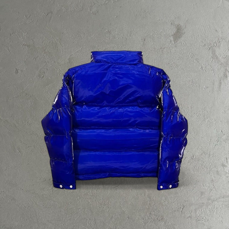 Trapstar Blue Ts Glitter Puffer Jacket