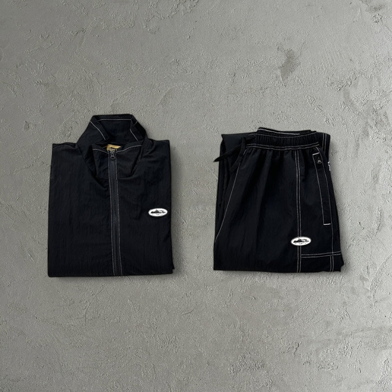 Corteiz Handball Black Tracksuit