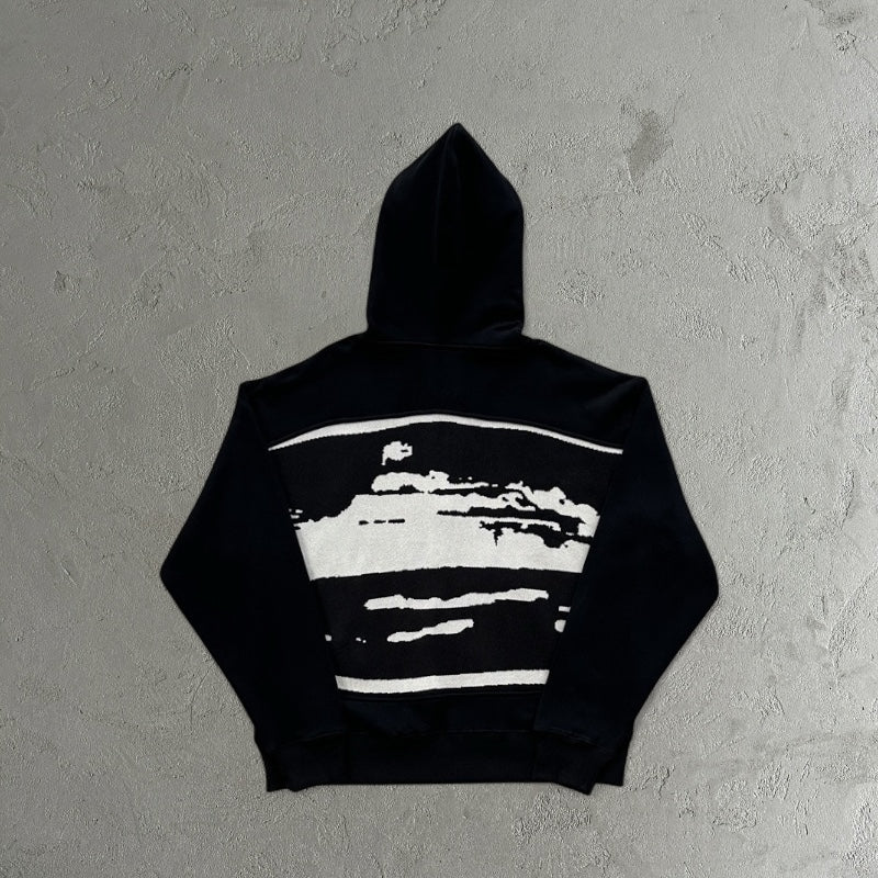 Corteiz Black & White Hoodie