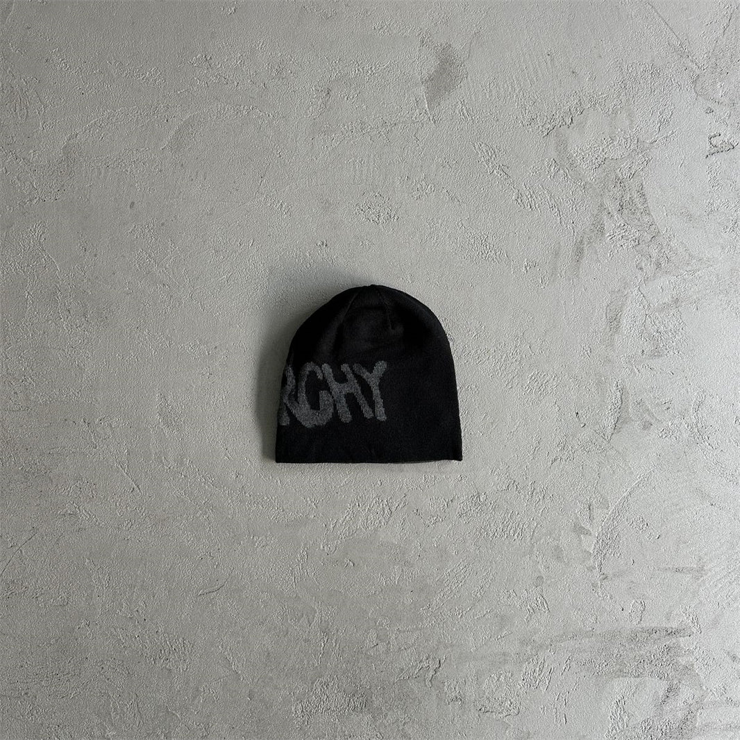 Syna Black/Green Beanie