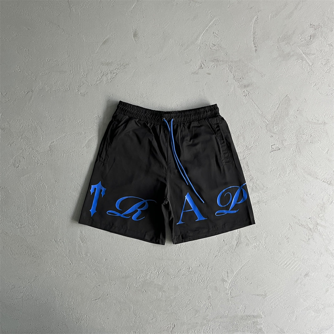 Trapstar Cursive Blue/ White Short
