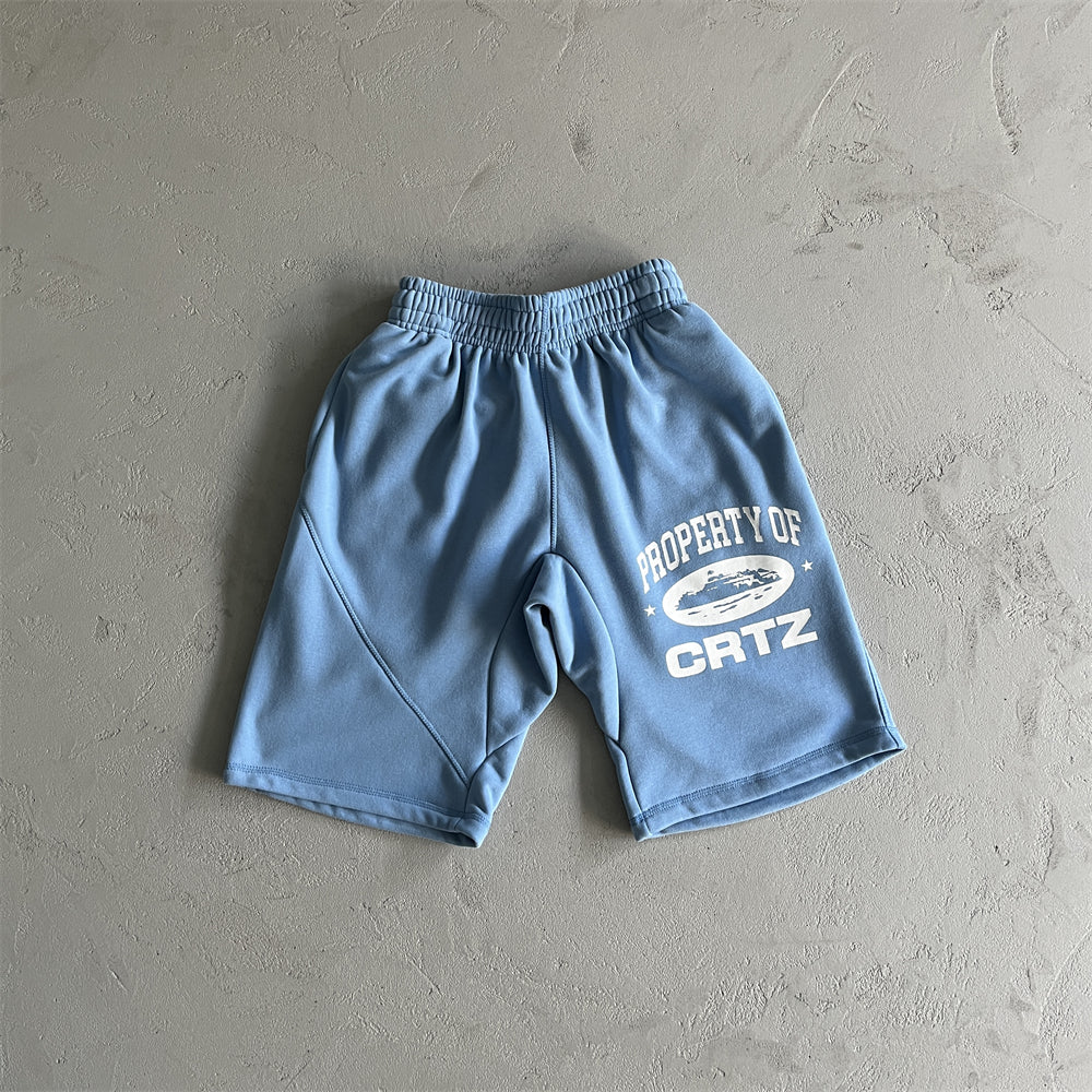 Corteiz Property Black & Baby Blue-Tracksuit