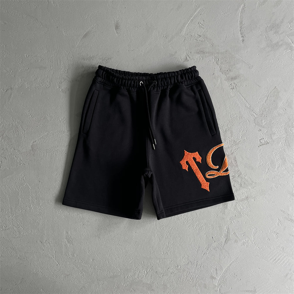 Trapstar TRP Black/Orange-Short Set