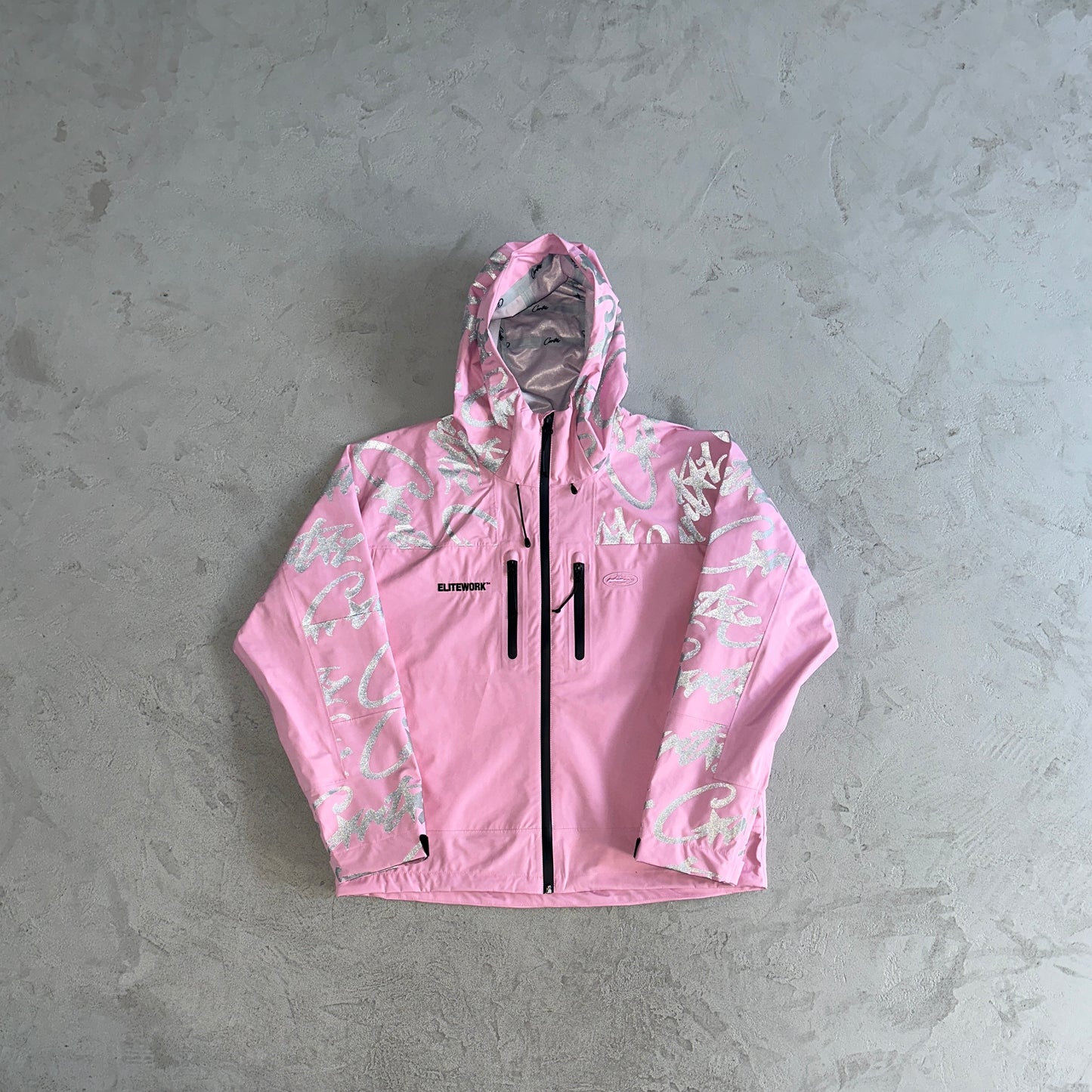 Corteiz Reflective Pink-Windbreaker