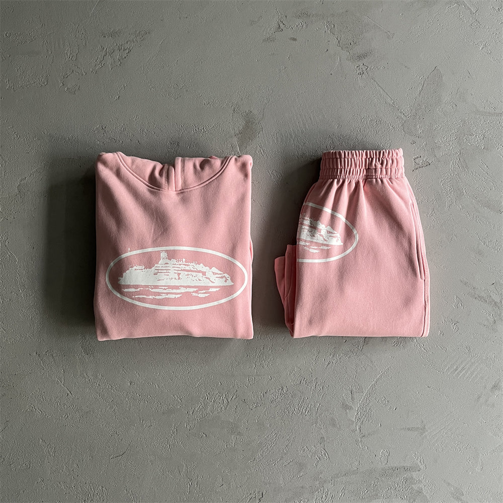 Corteiz Alcatraz Basic Pink - Tracksuit