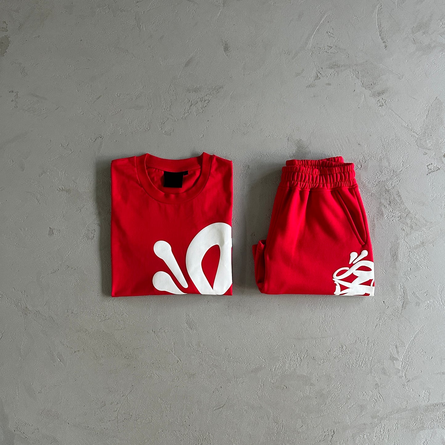Syna T-Shirt & Short Red Short-Set