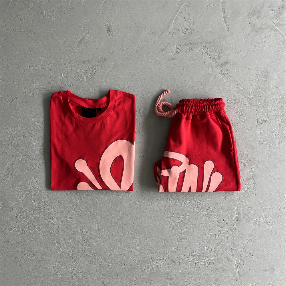 Syna T-Shirt & Short Red Short-Set