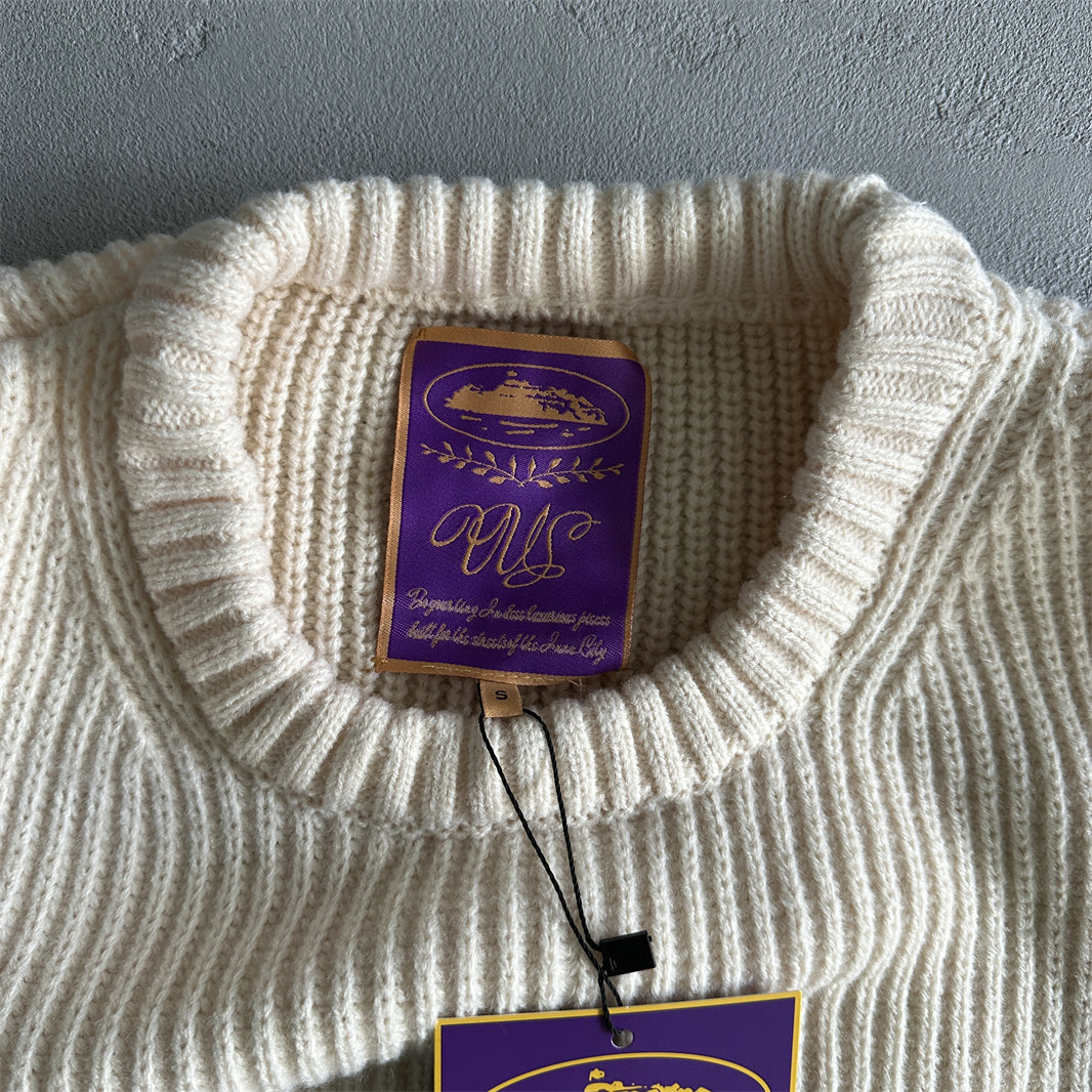 Corteiz St Knit Cream- Sweater