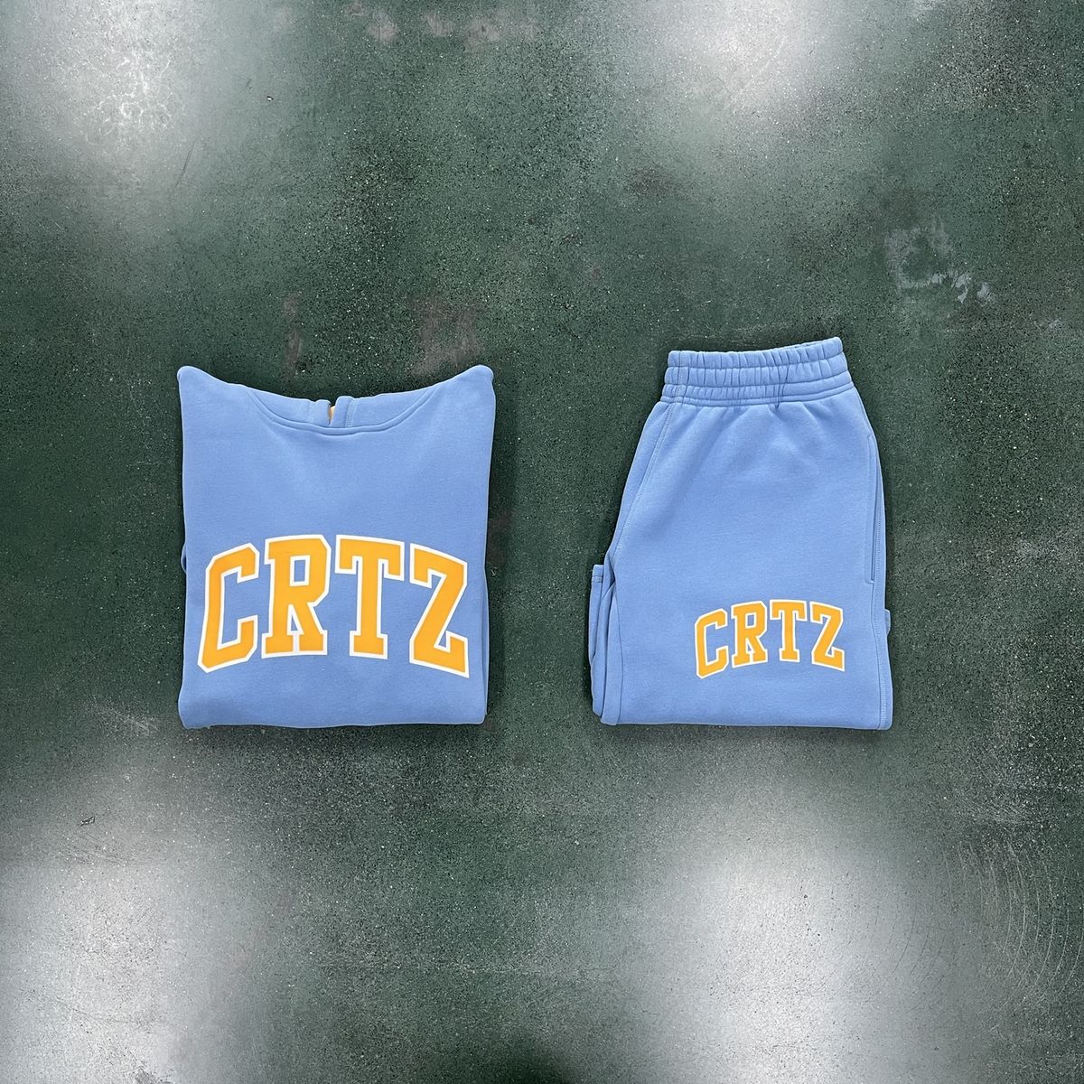 Cortiez Baby Blue Letter Tracksuit