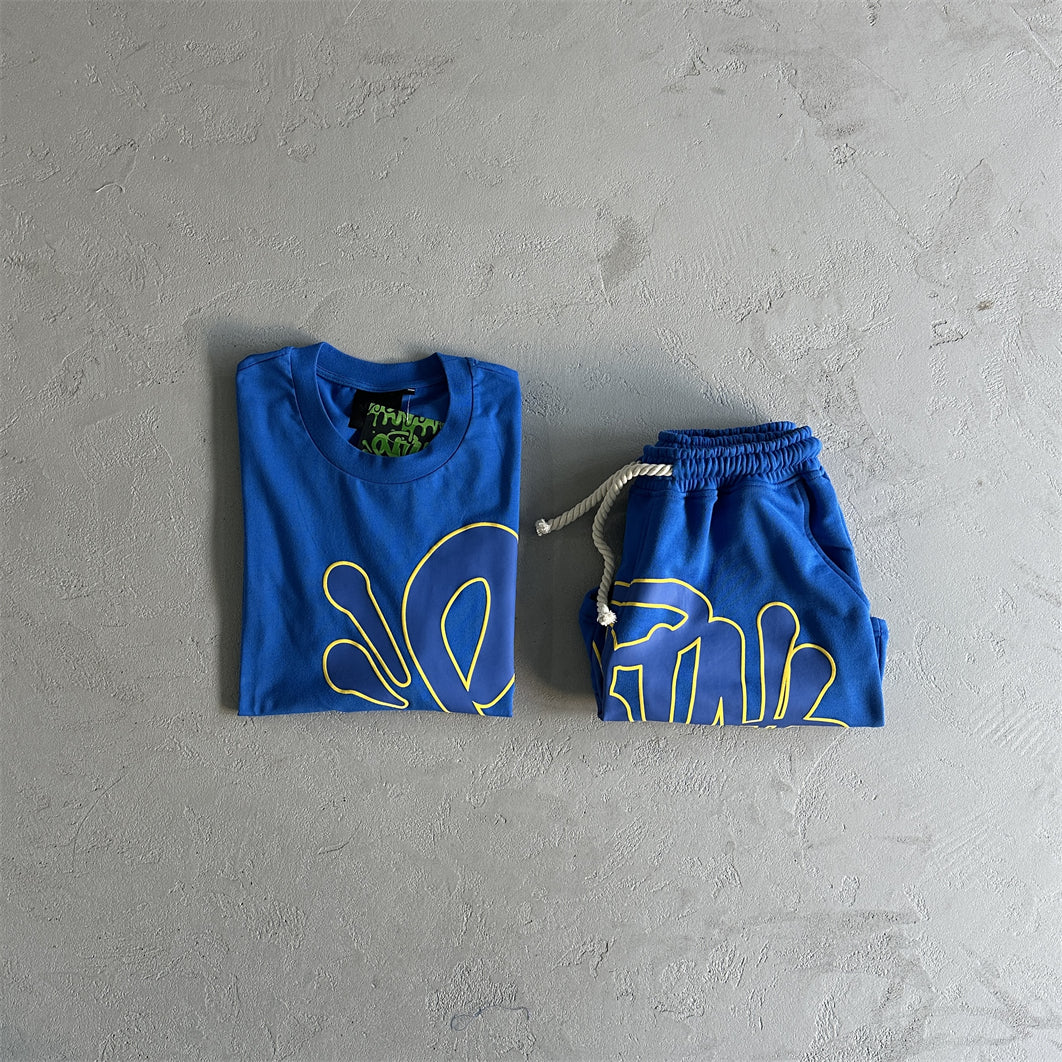 Syna T-Shirt & Short Blue Short-Set