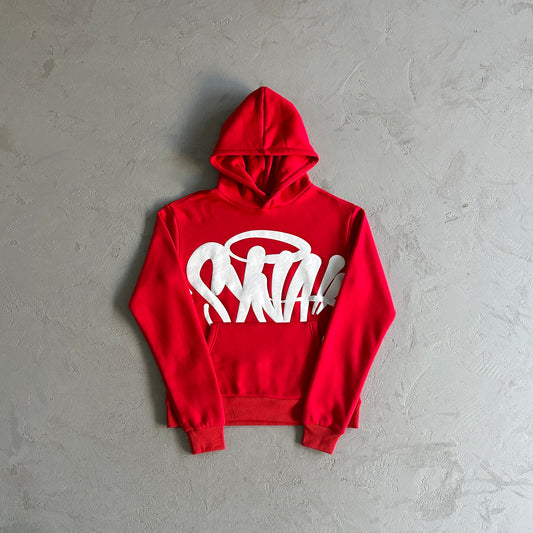 Syna Hoodie Red-Tracksuit