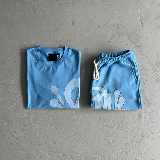 Syna T-Shirt & Short Blue Short-Set