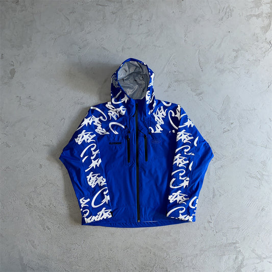 Corteiz Reflective Blue-Windbreaker