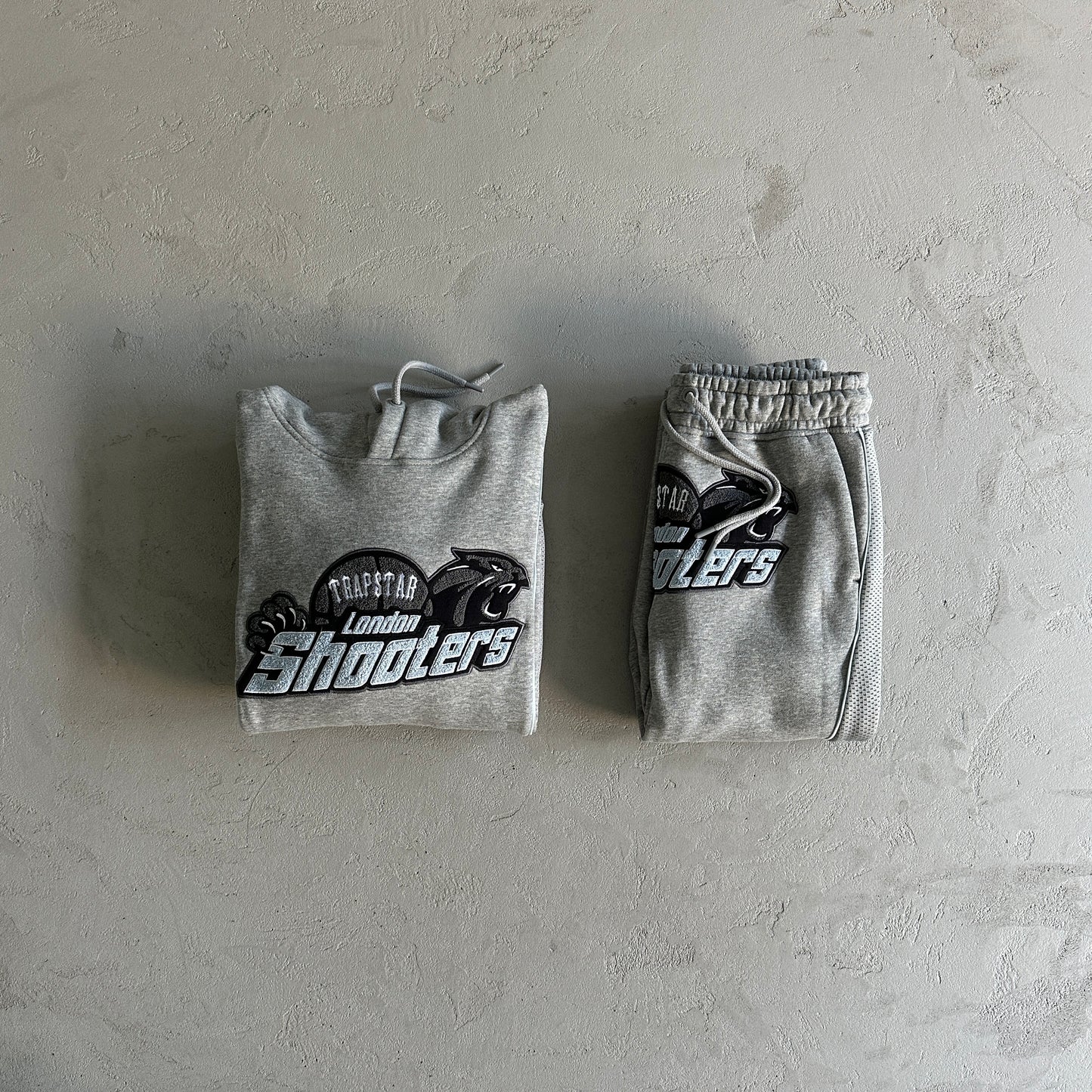 Trapstar Shooters Technical Grey /Blue-Tracksuit