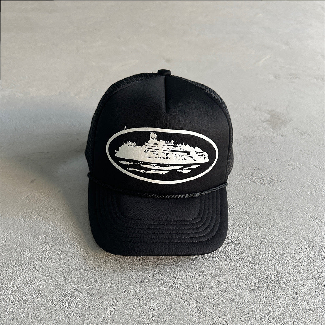 Corteiz Alcatraz Cap-Black