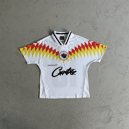 Corteiz Panel Jersey- White