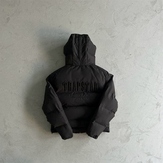 Trapstar Decoded 2022 Hooded Puffer - Dark