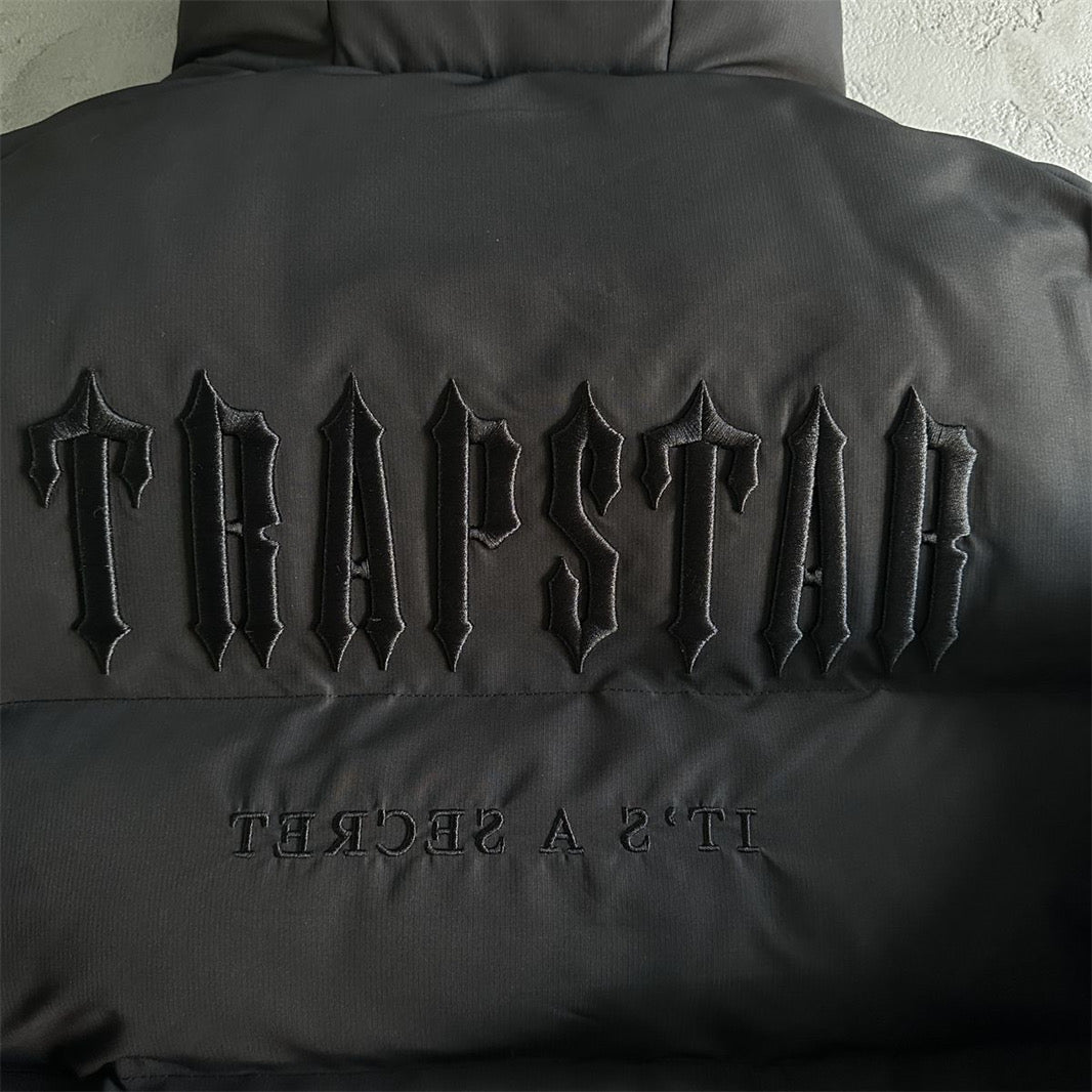Trapstar Decoded 2022 Hooded Puffer - Dark