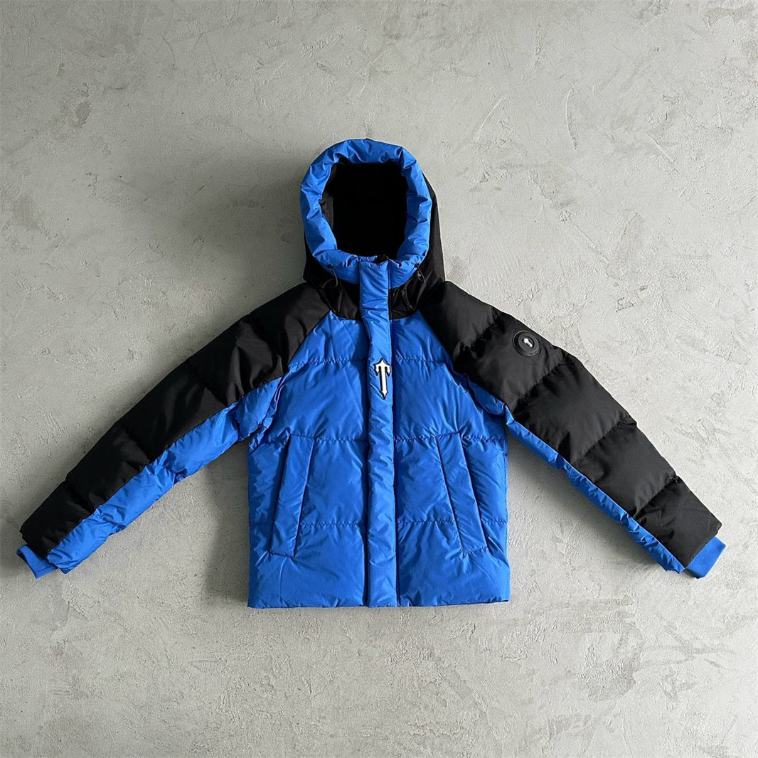 Trapstar Decoded Arch Puffer-Black Blue